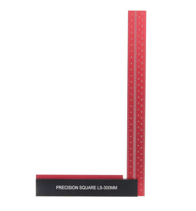ENJOYWOOD Signature Precision Square Right Angle Ruler 300mm Guaranteed T Speed Measurements Ruler for Measuring and Marking Woodworking Carpenters Aluminum Alloy Framing Professional Carpentry Use