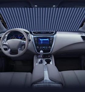 Universal Car Retractable Windshield Visor Car Sun Shades Cover Shutter Blinds Front Window SUV Protector