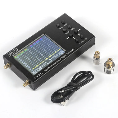 SA6 Mini Portable Spectrum Analyzer 35-4400MHz Signal Tester Fast Scanning 75dB Dynamic Range 4355MHz Bandwidth 3000mAh Battery
