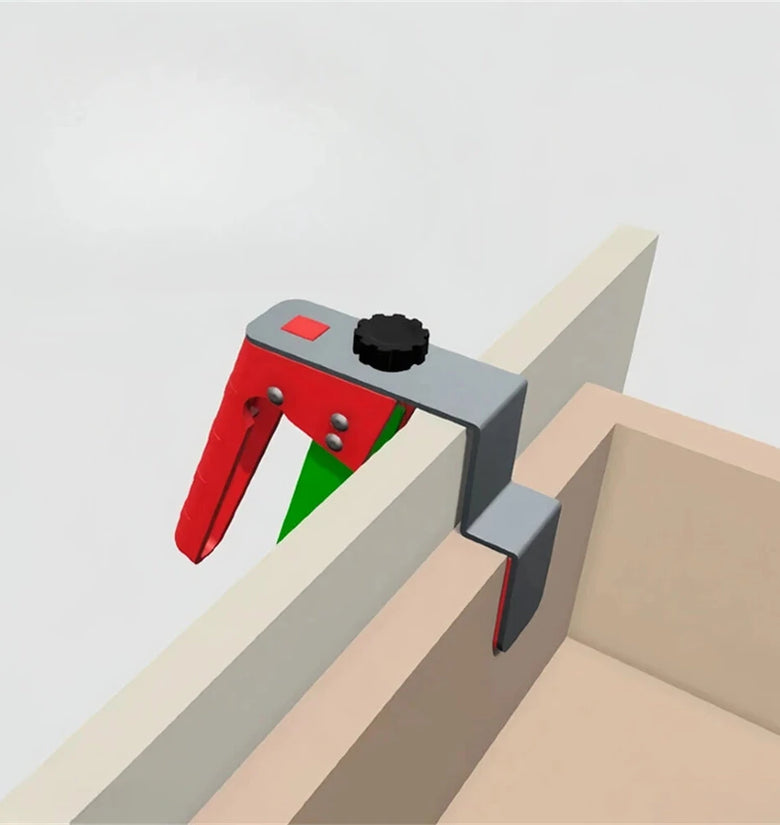 Woodworking Drawer Installation Assistant Clip Drawer Panel Woodworking Mounting Clip Carpentry Cabinet DIY Auxiliary Jig