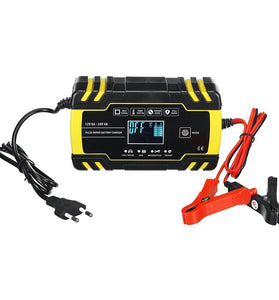 iMars 12V 24V 8A 4A Touch Screen Pulse Repair LCD Battery Charger For Car Motorcycle Lead Acid Battery Agm Gel Wet