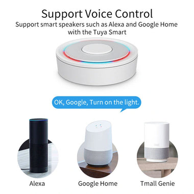 Tuya Homekit Zigbe Wired Gateway Hub APP Remote Control Intelligent Smart Home Bridge Support Voice Control with Alexa Google Home