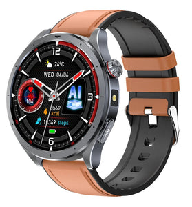 ET472 1.53-inch HD ECG AI GPT Built-in Flashlight Micro Physical Examination bluetooth Call Heart Rate Blood Pressure Blood Oxygen Monitor Blood Component Measurement Body Composition Analysis Sleep Monitoring Multi-sport Modes IP68 Waterproof Smart Watch