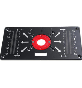 Drillpro 235x120x8mm Trimming Machine Flip Panel Woodworking Router Table Insert Plate for MAKITA(RT0700c)