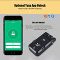 WAFU 026 Home Invisible Remote Control Security Door Lock Graffiti Smart Electronic Lock No Hole Design Dual System Dual Motor
