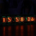 6-bit Glow Tube Clock IN12 Nixie Clock with Tube Cool RGB Lights Computer Desktop Accessories No Need Soldering