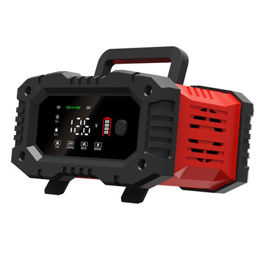 FOXSUR 300W 12V 24V High-Power Portable 20A Car Battery Charger for Calcium Gel AGM Wet LiFePO4 lead Acid Batteries