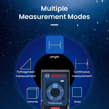 GLM400 Laser Range Finder 40m Measurement Distance High Accuracy IP54 Waterproof Multi-Measurement Modes