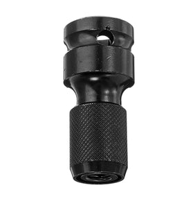 2Pcs 1/2 Inch Square To 1/4 Inch Hex Female Telescopic Socket Adapter Drill Chuck Converter Impact Driver