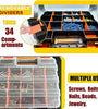 Plastic Parts Storage Box Dual-Sided High-Quality Wear-Resistant Impact-Resistant Transparent Cover Customizable Compartments Professional Toolbox
