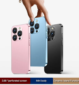 XS19 Mini 3.88-Inch Android 10 2GB RAM 16GB ROM Dual SIM Unlocked Mobile Phone 5MP Camera GPS Facial Recognition 3G Quad Core Small Phone