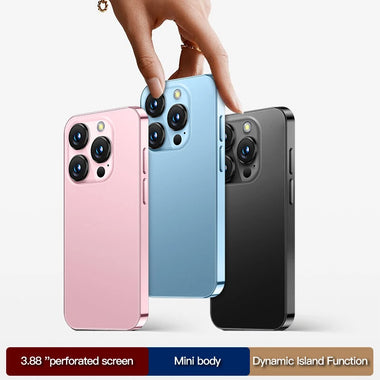 XS19 Mini 3.88-Inch Android 10 2GB RAM 16GB ROM Dual SIM Unlocked Mobile Phone 5MP Camera GPS Facial Recognition 3G Quad Core Small Phone