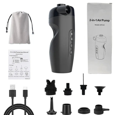 20PSI Portable Multifunctional Outdoor Cordless Inflator Paddle Board Air Pump Vacuum Pump Portable Outdoor Electric Inflation Pump  Air Inflator for Stand Up Paddle Board Plate Boat