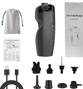 20PSI Portable Multifunctional Outdoor Cordless Inflator Paddle Board Air Pump Vacuum Pump Portable Outdoor Electric Inflation Pump  Air Inflator for Stand Up Paddle Board Plate Boat