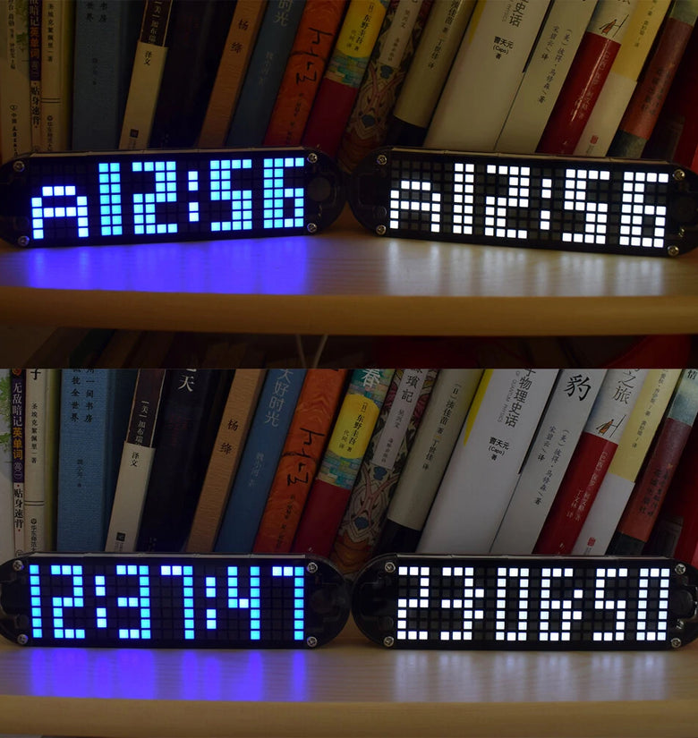 Geekcreit DS3231 High Accuracy Multifunction LED Dot Matrix Animation Effects Clock DIY Kit