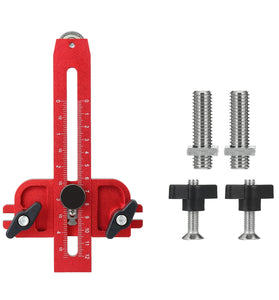 120mm Thin Table Saw Jig Aluminium Alloy Anodized Adjustable Limiter for Precision Woodworking Compatible with 19mm 30mm T-slot Track