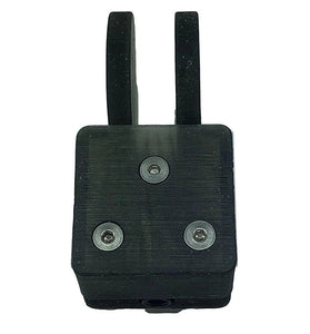 QU-2020 CW Key Automatic Morse Magnetic Adsorption Base Mini Dual Paddle Key Morse Code Keyer for SW Radio