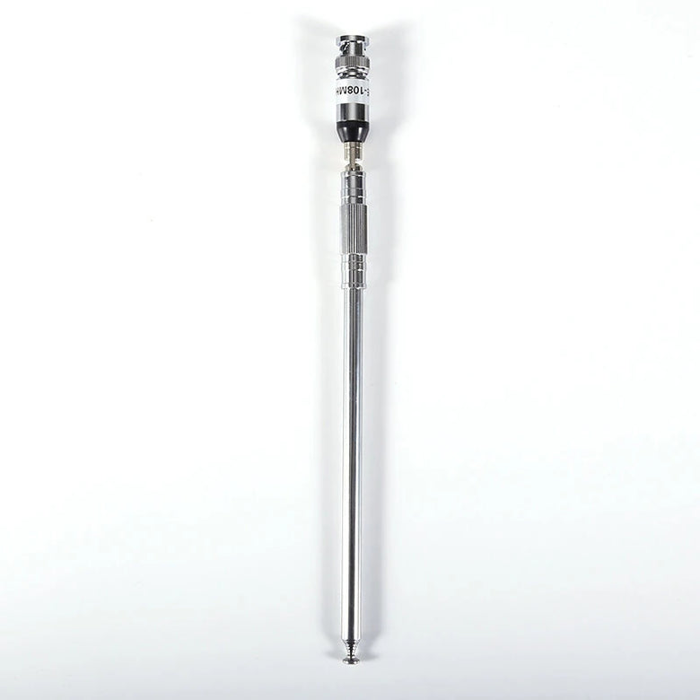 BNC FM Antenna 76-108 MHz Extendable to 123cm Portable Radio Transceiver Enhanced Signal Reception
