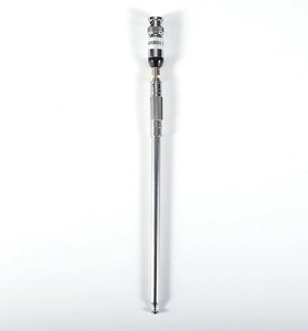 BNC FM Antenna 76-108 MHz Extendable to 123cm Portable Radio Transceiver Enhanced Signal Reception