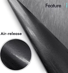 Car Interior Sticker 3D Metallic Silver Film Electroplating  30cm*150cm Car Stickers Matt Brushed Aluminum Vinyl Wrap Film Self Adhesive Air Release Waterproof PVC Protection Stickers