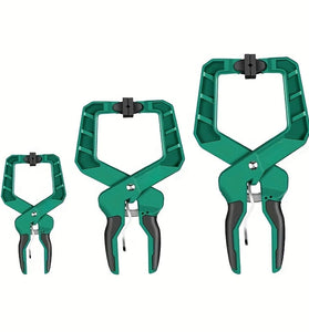 Quick Self-Locking Woodworking G Clamp 4/6/8/9 Inch Enhanced Nylon Body Soft TPU Jaws TPE Grip Ratchet Design One-Button Release Reinforced Ribs