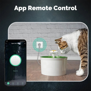 MoesHouse Tuya Zigbe Smart Wall Socket 16A 3500W APP Remote Timer Energy Monitor Voice Control with Alexa Google Assistant