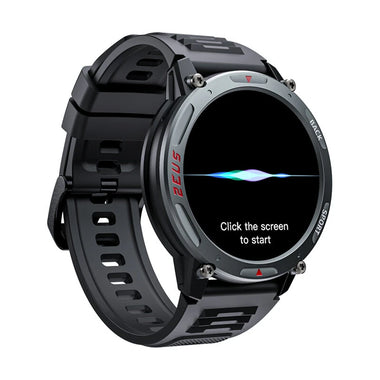 LOKMAT ZEUS 4 PRO 1.43inch AMOLED Display 5ATM Waterproof AI Voice Assistant bluetooth Call Heart Rate Blood Pressure Blood Oxygen Monitor Sleep Monitoring Body Temperature Detection Multi-sport Modes Music Playback Smart Watch
