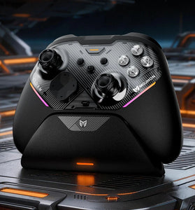 MOJHON Gale 2 Tri-mode Wireless Gaming Controller TMR Electromagnetic Joysticks 2000Hz Polling Rate Hall Effect Linear Trigger Mechanical Buttons Gamepad for PC Switch Steam