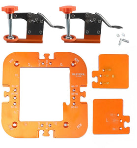 RUITOOL Woodworking Router Corner Radius Template Aluminium Alloy Handle-Free Grooving Arc Angle Positioning Jig R20-R35 Corner Radius