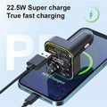Bakeey 22.5W 2 Usb-As +PD Port FM Bluetooth Transmitter Fast Charging Car Charger Wireless Handsfree Car Mp3 Player For Mobile Phone