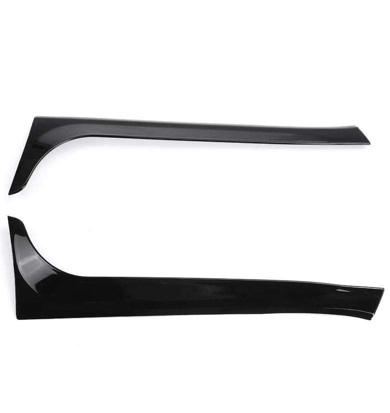 2Pcs Car Black Gloss Black Rear Window Side Spoiler Wing Canards Splitter For VW Golf 6 MK6 2008-2013