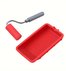 RUITOOL Silicone Glue Roller and Tray Carpenter Woodworking Glue Applicator Kit