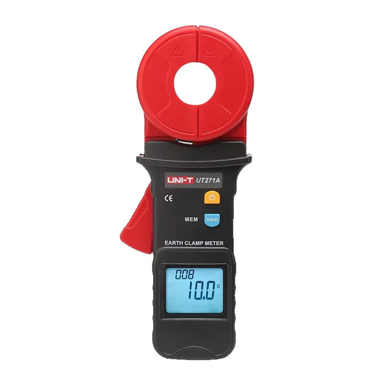 UNI-T UT271A UT271B UT271C Clamp Ground Resistance Tester High Precision Accurate Measurement Large Jaw Size 500 Data Storage Extended Resistance Range Lightweight Portable Design