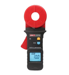 UNI-T UT271A UT271B UT271C Clamp Ground Resistance Tester High Precision Accurate Measurement Large Jaw Size 500 Data Storage Extended Resistance Range Lightweight Portable Design