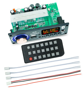JQ-D187BT TPA3116 50W+50W+100W Audio Amplifier Board 2.1 Channel Bluetooth Decoder DC 6V-24V HiFi MP3 Player Module USB FM AUX