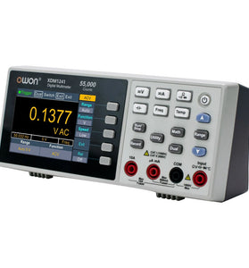 OWON XDM1241 USB Digital Multimeter 55000 Counts Universal Desktop Multimeters Meter with 3.5-inch TFT LCD Screen
