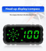 Car Head Up Display Speedometer Odometer Compass HUD GPS Digital Display Large Font Universal Suitable for All Cars Vehicles