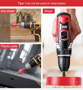 6PCS M42 Bi-Metal Hole Saw Set HSS Drill Bit 18-60mm for Metal Iron Aluminum Wood Plastic High Performance Cutting Tool