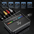 OMS-M13 Pro NFC bluetooth Receiver Transmitter Digital to Analog Converter Low Latency HiFi Music Wireless Audio Adapter Support U Disk Playback LED Digital Display