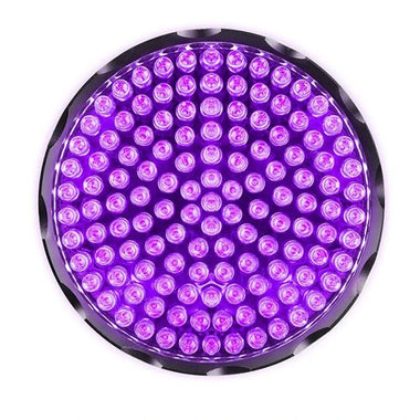 128 LED UV Purple Light Ultraviolet Inspection Torch Portable Lamp Waterproof Multifunctional 395nm Fluorescent Detector Lighting Flashlight