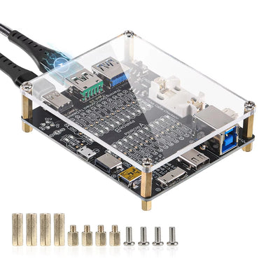 Micro Type-C Type-B Short Circuit Switch Test Board Data Cable Anomaly Detector USB Cable Tester For iOS Android Testing