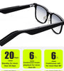 KX31 TWS bluetooth Music Glasses Earphone bluetooth Call HiFi Stereo ACC Audio Anti Blue Light Eyes Protection Waterproof Smart Audio Glasses