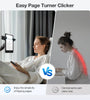 Bakeey SPT-2 2 Clips Remote Control Page Turner Forward & Backward Page Turner Video Recording Remote Triggers for Kindle Paperwhite Scribe Oasis for Ipad Reading for Kobo Surface Comics