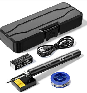 USB Cordless Soldering Iron Type-C Interface Mini Soldering Iron Set Electric Soldering Iron Adjustable Temperature 5V 8W