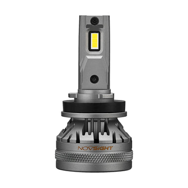 NovSight A500-N37 DC9-32V LED Headlight 22000LM LED Car Lights Bulbs 6500K High & Low Beam 120W/Pair Super Bright