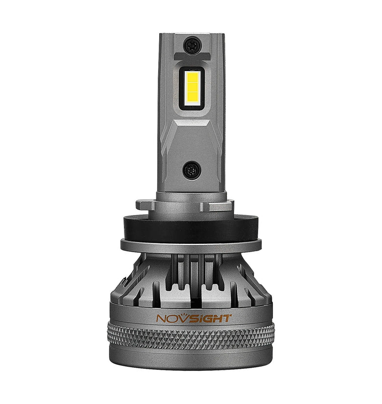 NovSight A500-N37 DC9-32V LED Headlight 22000LM LED Car Lights Bulbs 6500K High & Low Beam 120W/Pair Super Bright