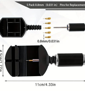 11pcs Watch Link Removal Tool Kit Watch Band Tool Chain Pin Remover Repair Tool Kit for Watch Band Adjustment Watch, Watch Bracelet Sizing And Watch Repair