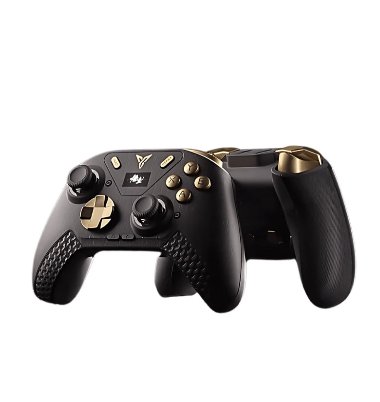 [Black Myth: WuKong] FLYDIGI APEX 4 Elite Gaming Controller Forced Feedback Joystick and Trigger Wireless Gaming Controller with Interactive Smart Screen Six-axis Gamepad Support 2KHz Polling Rate for PC/Switch/Phone/TV