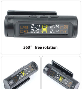 High-Precision Wireless Tire Pressure Monitor System 360 Rotatable 433.92 MHz Hidden Tire Pressure Monitor Car Tire TPMS Display