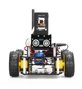 TSCINBUNY ESP32 CAM Automation Smart Robot Car Kit Ultrasonic Obstacle Avoidance Face Recognition for Arduino IDE Keil5 Programming